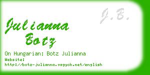 julianna botz business card